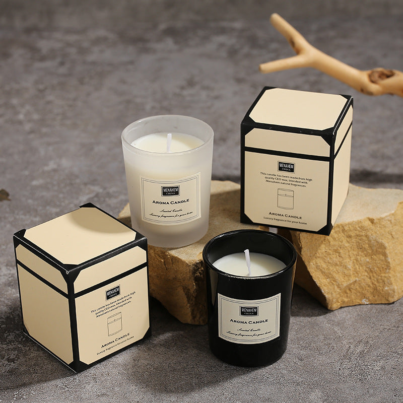 Aromatherapy Candle β Minimal Glass Edition
